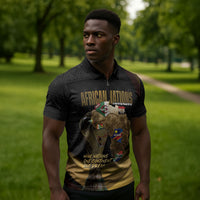 African Nations 2026 World Football Custom Zipper Polo Shirt We All Make History