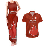 Canada Soccer Couples Matching Tank Maxi Dress And Hawaiian Shirt Go Canucks Maple Leaf 2023 World Cup - Wonder Print Shop