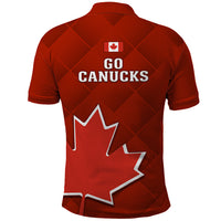 Canada Soccer Polo Shirt Go Canucks Maple Leaf 2023 World Cup - Wonder Print Shop