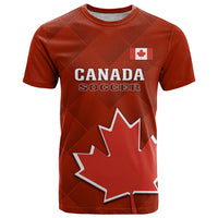 Custom Canada Soccer T Shirt Go Canucks Maple Leaf 2023 World Cup - Wonder Print Shop