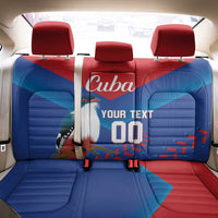 Custom Baseball Cuba 2024 Back Car Seat Cover Cuban Trogon - Dynamic Style - Wonder Print Shop