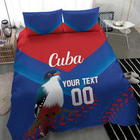 Custom Baseball Cuba 2024 Bedding Set Cuban Trogon - Dynamic Style - Wonder Print Shop