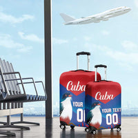 Custom Baseball Cuba 2024 Luggage Cover Cuban Trogon - Dynamic Style - Wonder Print Shop