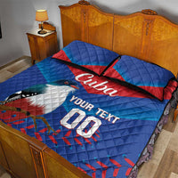 Custom Baseball Cuba 2024 Quilt Bed Set Cuban Trogon - Dynamic Style - Wonder Print Shop