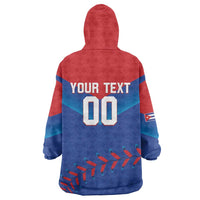 Custom Baseball Cuba 2024 Wearable Blanket Hoodie Cuban Trogon - Dynamic Style - Wonder Print Shop
