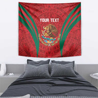 Custom Baseball Mexico 2024 Tapestry Aztec Calendar Pattern - Dynamic Style - Wonder Print Shop
