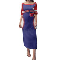 Custom Chinese Taipei Family Matching Puletasi and Hawaiian Shirt Go Taiwanese - Baseball Style - Wonder Print Shop