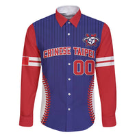 Custom Chinese Taipei Family Matching Short Sleeve Bodycon Dress and Hawaiian Shirt Go Taiwanese - Baseball Style - Wonder Print Shop