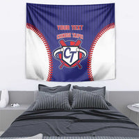 Custom Chinese Taipei Tapestry Go Taiwanese - Baseball Style - Wonder Print Shop