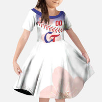 Custom Baseball Chinese Taipei Family Matching Off Shoulder Maxi Dress and Hawaiian Shirt National Plum Blossom - Dynamic Style - Wonder Print Shop