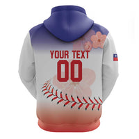 Custom Baseball Chinese Taipei Hoodie National Plum Blossom - Dynamic Style - Wonder Print Shop