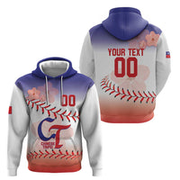 Custom Baseball Chinese Taipei Hoodie National Plum Blossom - Dynamic Style - Wonder Print Shop