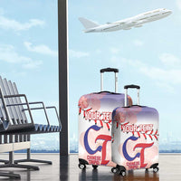 Custom Baseball Chinese Taipei Luggage Cover National Plum Blossom - Dynamic Style - Wonder Print Shop