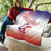 Custom Baseball Chinese Taipei Quilt National Plum Blossom - Dynamic Style - Wonder Print Shop