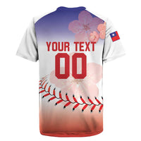 Custom Baseball Chinese Taipei Rugby Jersey National Plum Blossom - Dynamic Style - Wonder Print Shop
