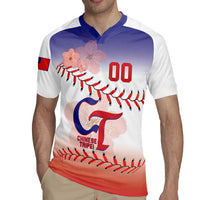 Custom Baseball Chinese Taipei Rugby Jersey National Plum Blossom - Dynamic Style - Wonder Print Shop