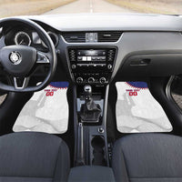 Custom Baseball Puerto Rico Car Mats Coqui Mascot - Dynamic Style - Wonder Print Shop