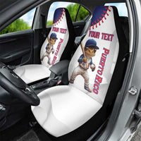 Custom Baseball Puerto Rico Car Seat Cover Coqui Mascot - Dynamic Style - Wonder Print Shop