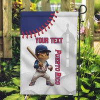 Custom Baseball Puerto Rico Garden Flag Coqui Mascot - Dynamic Style - Wonder Print Shop