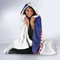 Custom Baseball Puerto Rico Hooded Blanket Coqui Mascot - Dynamic Style