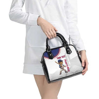 Custom Baseball Puerto Rico Shoulder Handbag Coqui Mascot - Dynamic Style