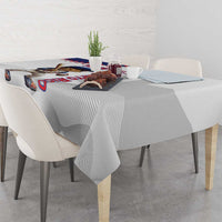 Custom Baseball Puerto Rico Tablecloth Coqui Mascot - Dynamic Style - Wonder Print Shop