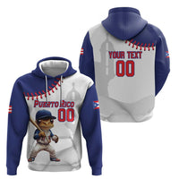 Custom Baseball Puerto Rico Zip Hoodie Coqui Mascot - Dynamic Style - Wonder Print Shop