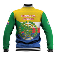 Comoros Is In My DNA Baseball Jacket Udzima wa Komori - African Paisley Pattern - Wonder Print Shop