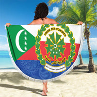 Comoros Is In My DNA Beach Blanket Udzima wa Komori - African Paisley Pattern - Wonder Print Shop