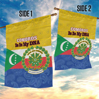 Comoros Is In My DNA Garden Flag Udzima wa Komori - African Paisley Pattern - Wonder Print Shop