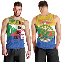 Comoros Is In My DNA Men Tank Top Udzima wa Komori - African Paisley Pattern - Wonder Print Shop