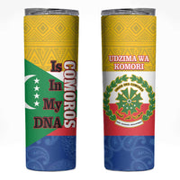 Comoros Is In My DNA Skinny Tumbler Udzima wa Komori - African Paisley Pattern - Wonder Print Shop