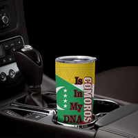 Comoros Is In My DNA Tumbler Cup Udzima wa Komori - African Paisley Pattern - Wonder Print Shop