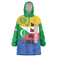 Comoros Is In My DNA Wearable Blanket Hoodie Udzima wa Komori - African Paisley Pattern - Wonder Print Shop