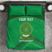 Custom Comoros Football Bedding Set Allez Les Coelacantes - Wonder Print Shop
