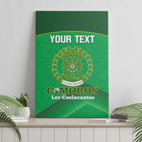 Custom Comoros Football Canvas Wall Art Allez Les Coelacantes - Wonder Print Shop