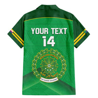 Custom Comoros Football Family Matching Mermaid Dress and Hawaiian Shirt Allez Les Coelacantes - Wonder Print Shop