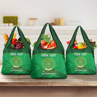 Custom Comoros Football Grocery Bag Allez Les Coelacantes