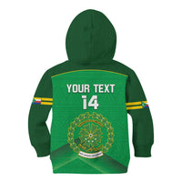 Custom Comoros Football Kid Hoodie Allez Les Coelacantes - Wonder Print Shop