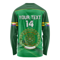 Custom Comoros Football Long Sleeve Shirt Allez Les Coelacantes - Wonder Print Shop