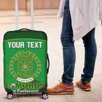 Custom Comoros Football Luggage Cover Allez Les Coelacantes - Wonder Print Shop