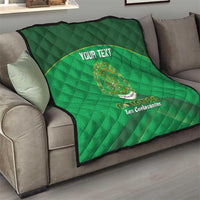 Custom Comoros Football Quilt Allez Les Coelacantes - Wonder Print Shop