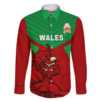 Custom Wales Rugby Family Matching Puletasi and Hawaiian Shirt 2024 Six Nations Come On Cymru Mascot Sporty - Wonder Print Shop