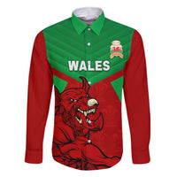 Custom Wales Rugby Family Matching Short Sleeve Bodycon Dress and Hawaiian Shirt 2024 Six Nations Come On Cymru Mascot Sporty - Wonder Print Shop