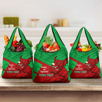 Custom Wales Rugby Grocery Bag Six Nations Come On Cymru Mascot
