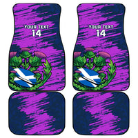 Custom Scotland Rugby Car Mats 2024 Six Nations Go Scottish Thistle - Wonder Print Shop