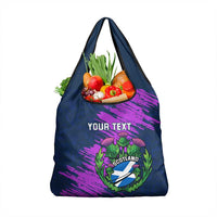 Custom Scotland Rugby Grocery Bag Six Nations Go Scottish Thistle