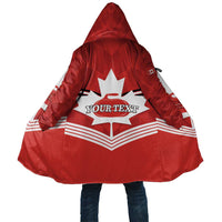 Personalized Canada Curling Cloak Maple Leaf Red Version - Wonder Print Shop