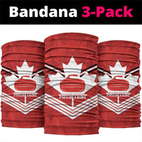 Personalized Canada Curling Neck Gaiter Maple Leaf Red Version - Wonder Print Shop