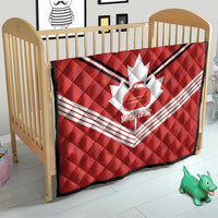 Personalized Canada Curling Quilt Maple Leaf Red Version - Wonder Print Shop